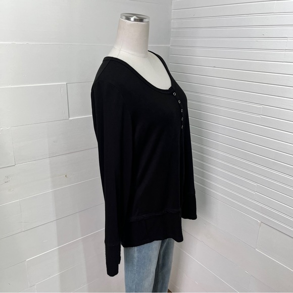 3/$20☀ Josie by Josie Natori Henley Pajama Top - Picture 3 of 8